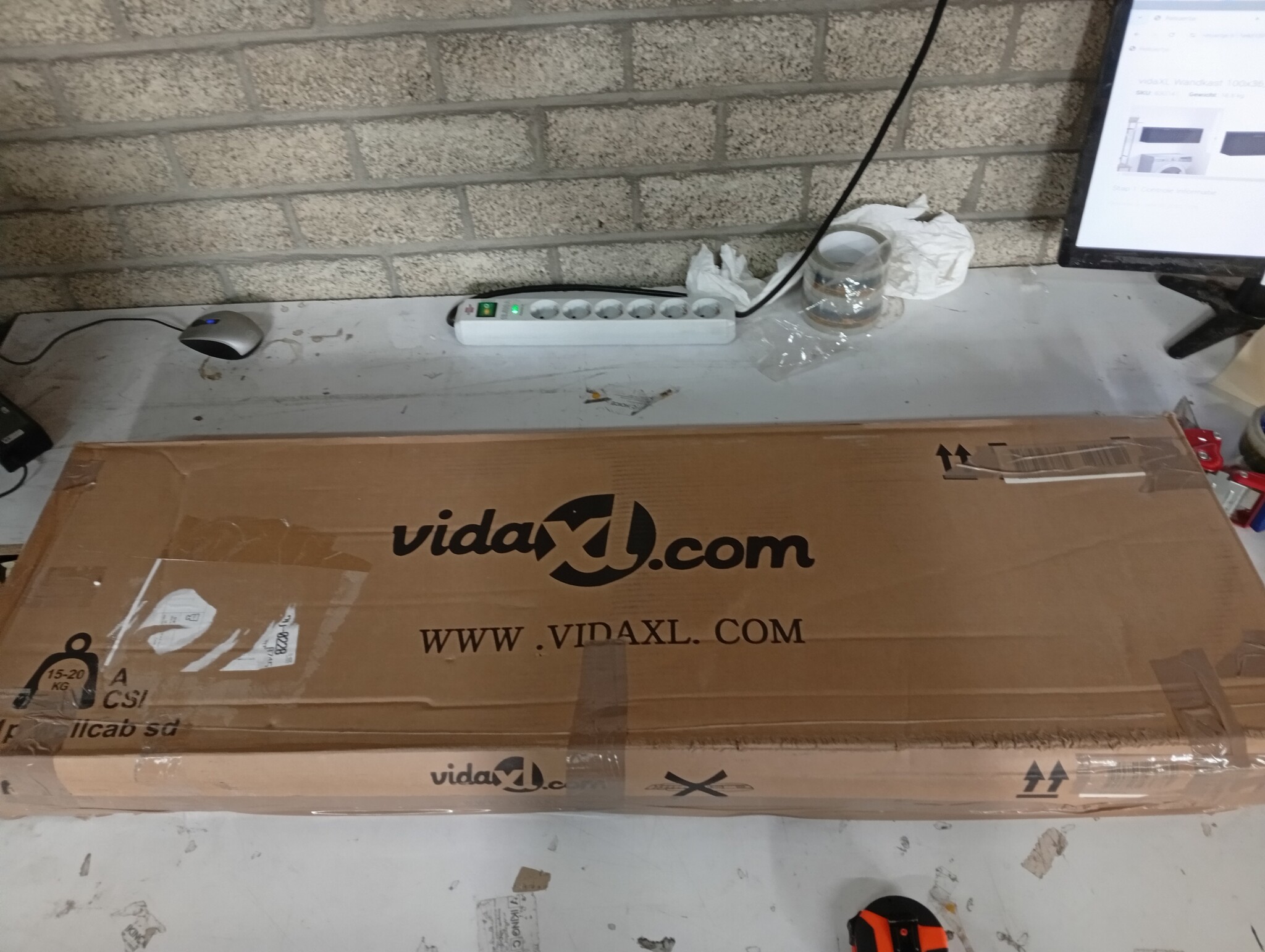 Wandkast Zwart 100cm - 55% Korting! Krasjes, Topdeal!