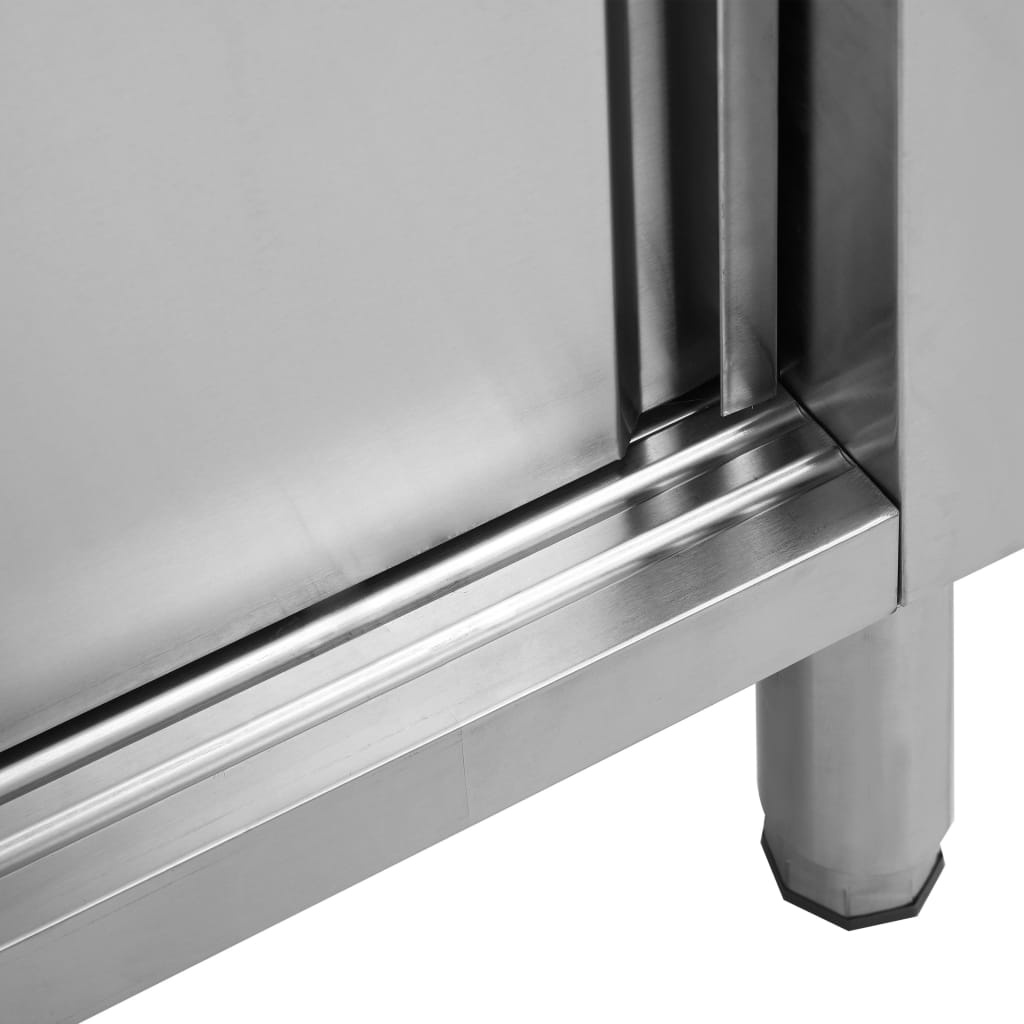 VidaXL Werktafel RVS 120cm - 35% Korting!