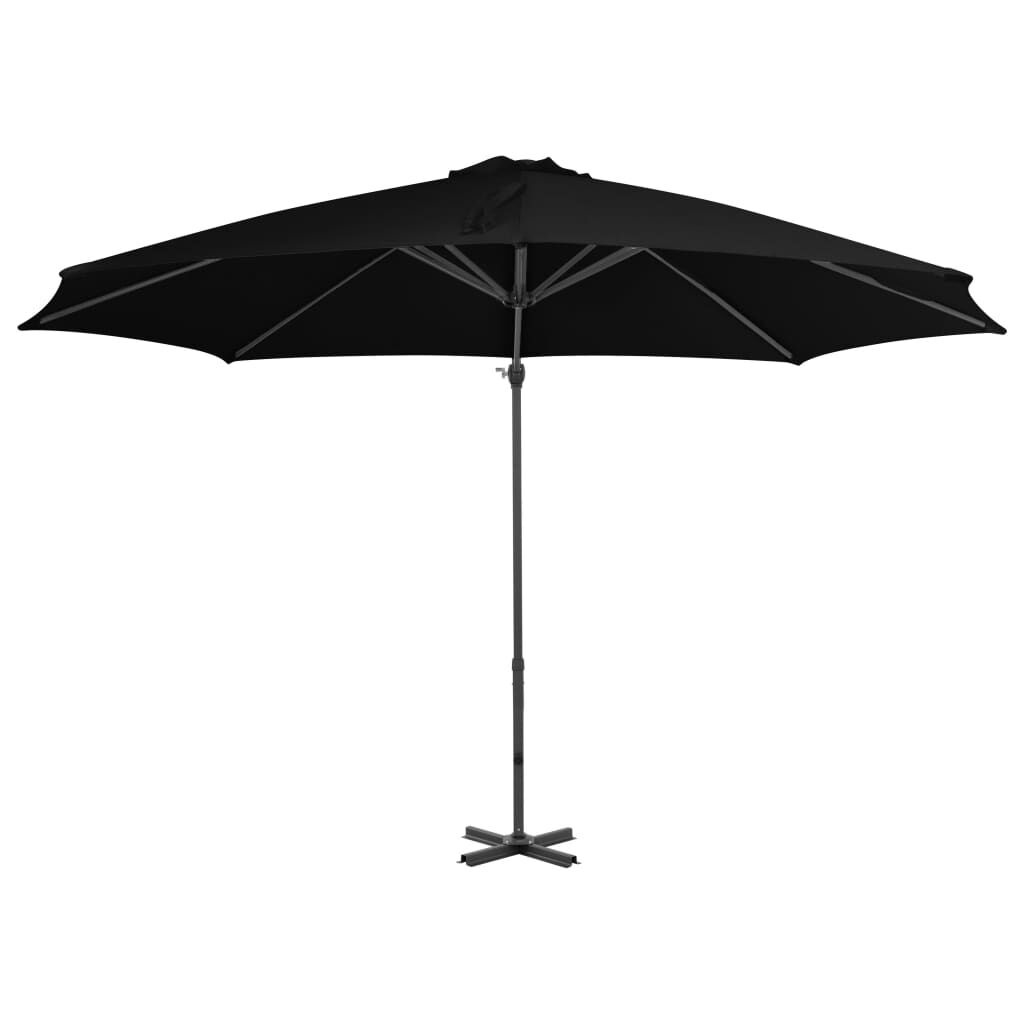 Zweefparasol 300cm Zwart - VIDA XL - 50% Korting! (Beschadigd)