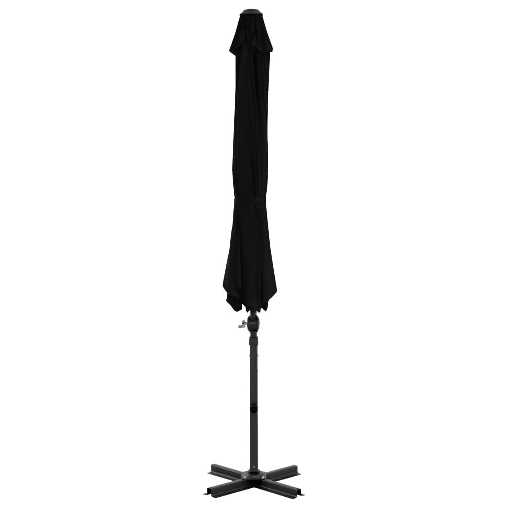 Zweefparasol 300cm Zwart - VIDA XL - 50% Korting! (Beschadigd)