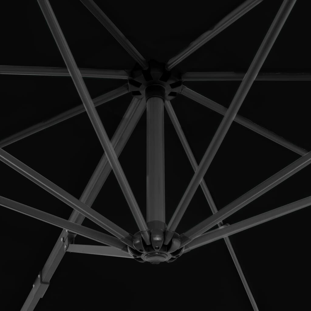Zweefparasol 300cm Zwart - VIDA XL - 50% Korting! (Beschadigd)