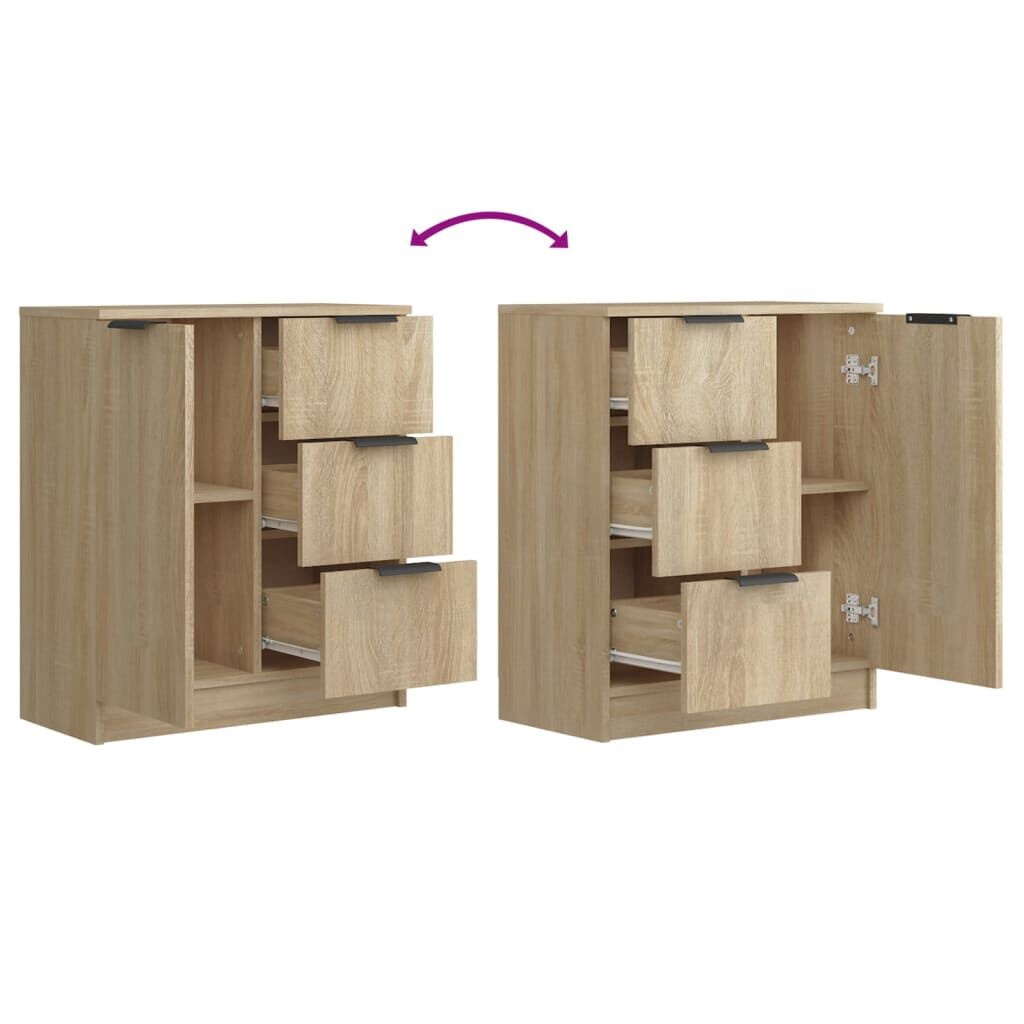 vidaXL Dressoir Sonoma Eiken 60cm - Nieuwstaat, 35% Korting!