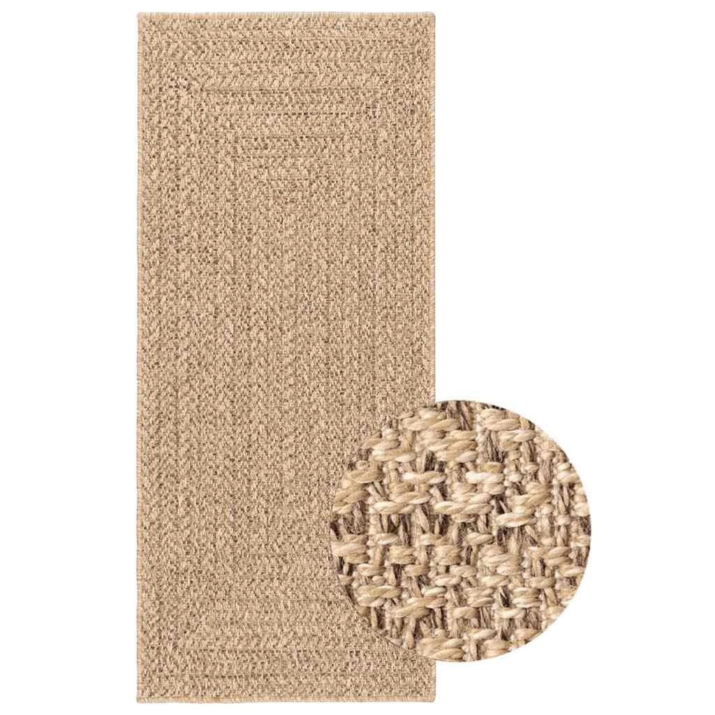 VidaXL Vloerkleed ZIZUR 80x200cm Jute-look -35%