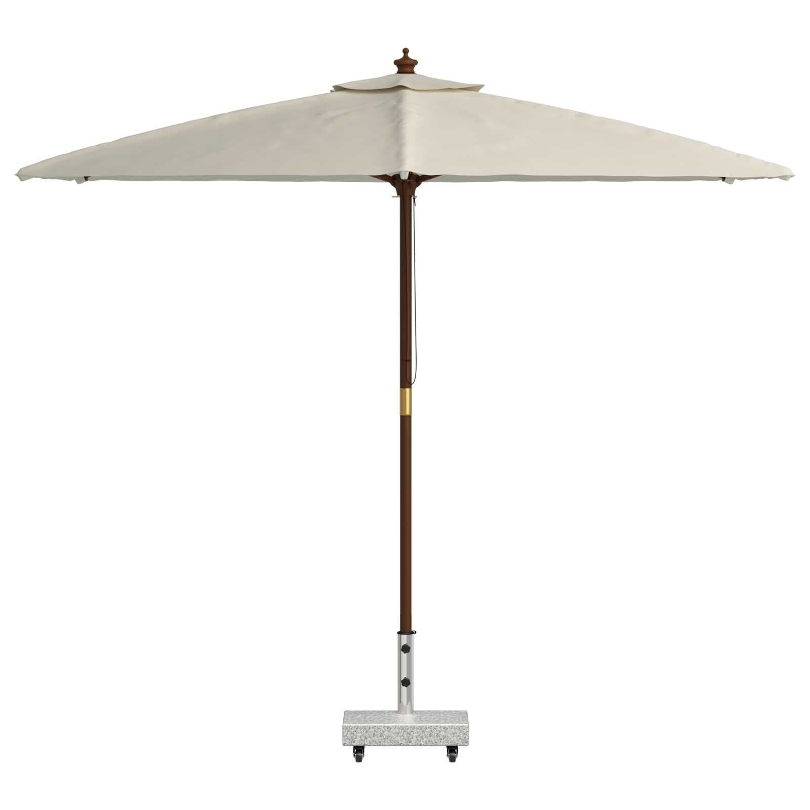 vidaXL Parasolvoet Graniet Lichtgrijs -35%! Superdeal
