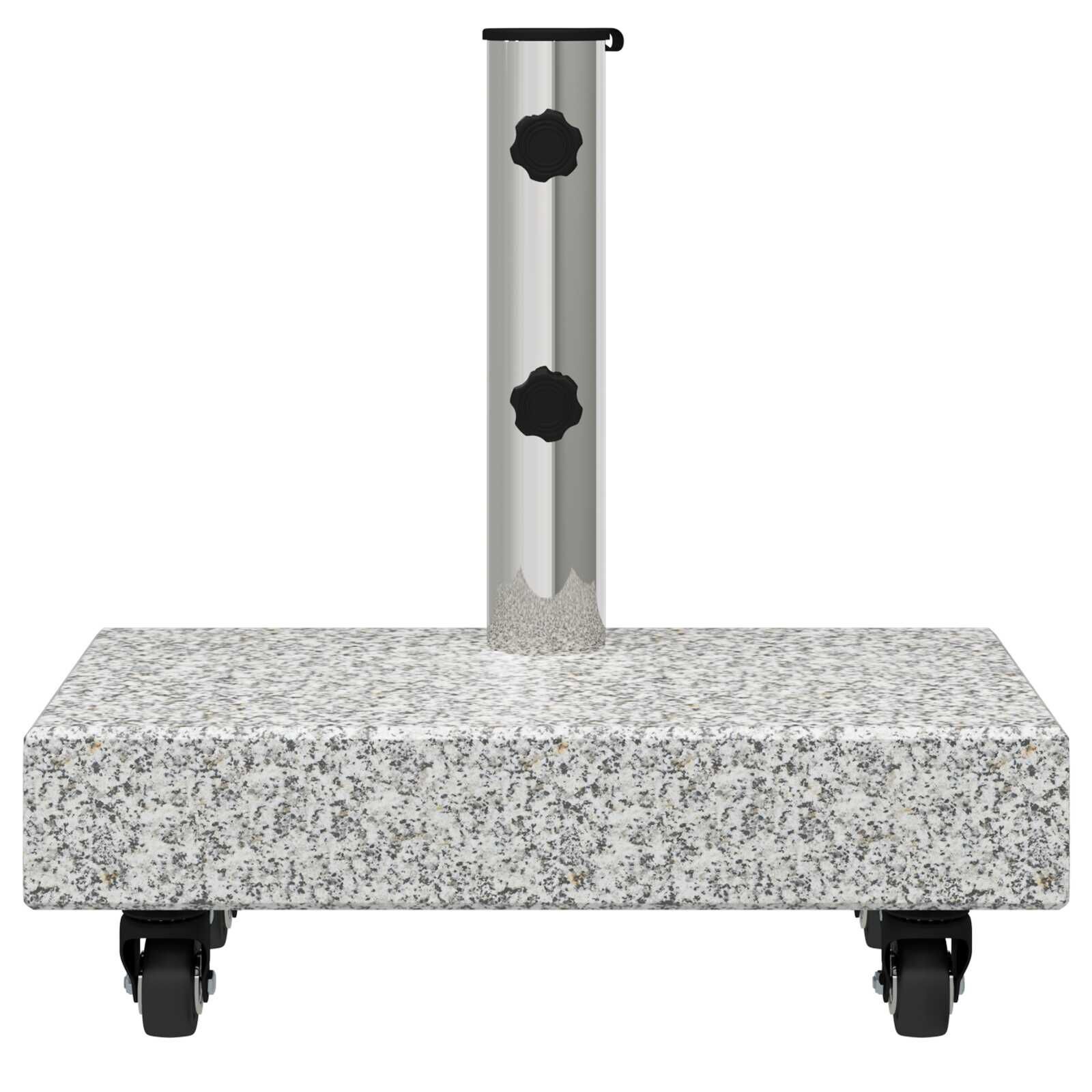 vidaXL Parasolvoet Graniet Lichtgrijs -35%! Superdeal