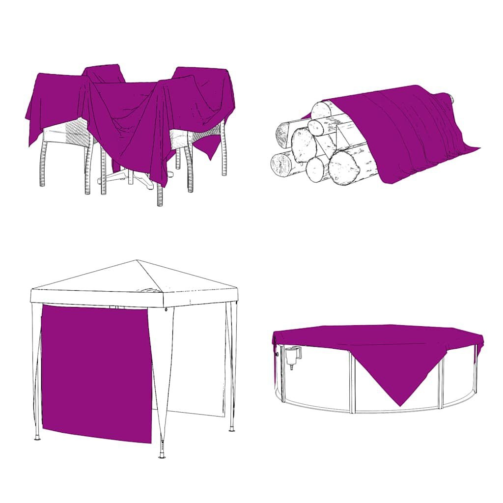 VidaXL Doorzichtig Zeildoek 5x8m - 35% Korting!