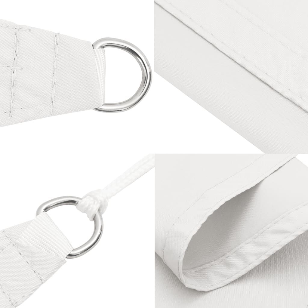 vidaXL Zonnescherm Vierkant 4x4m Wit - 35% Korting!
