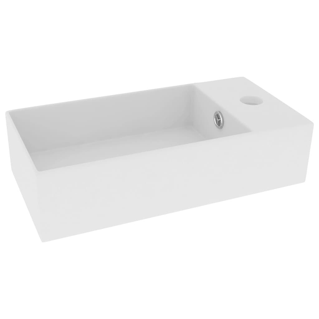 vidaXL Wastafel Matwit - 57% Korting! Zo Goed Als Nieuw!