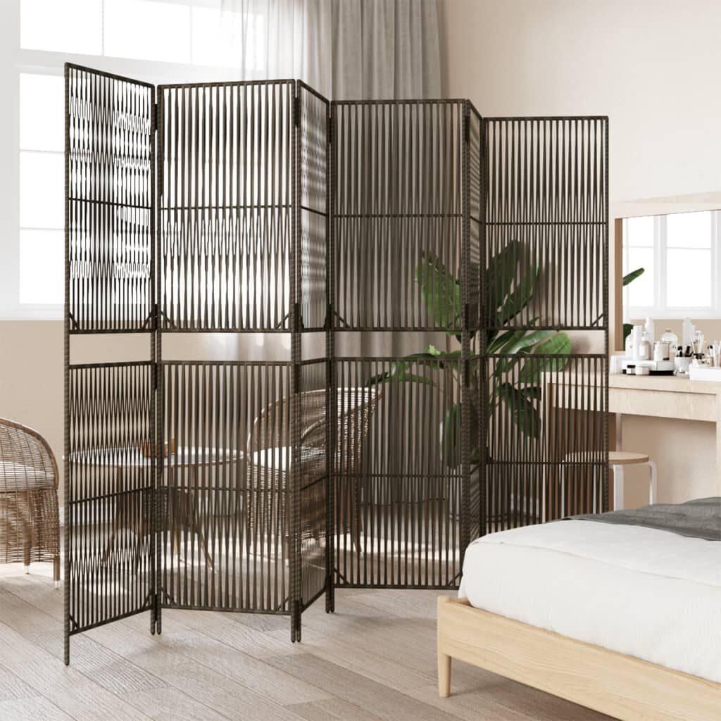 vidaXL Kamerscherm 6 Panelen Bruin - 55% Korting! (Beschadigd)