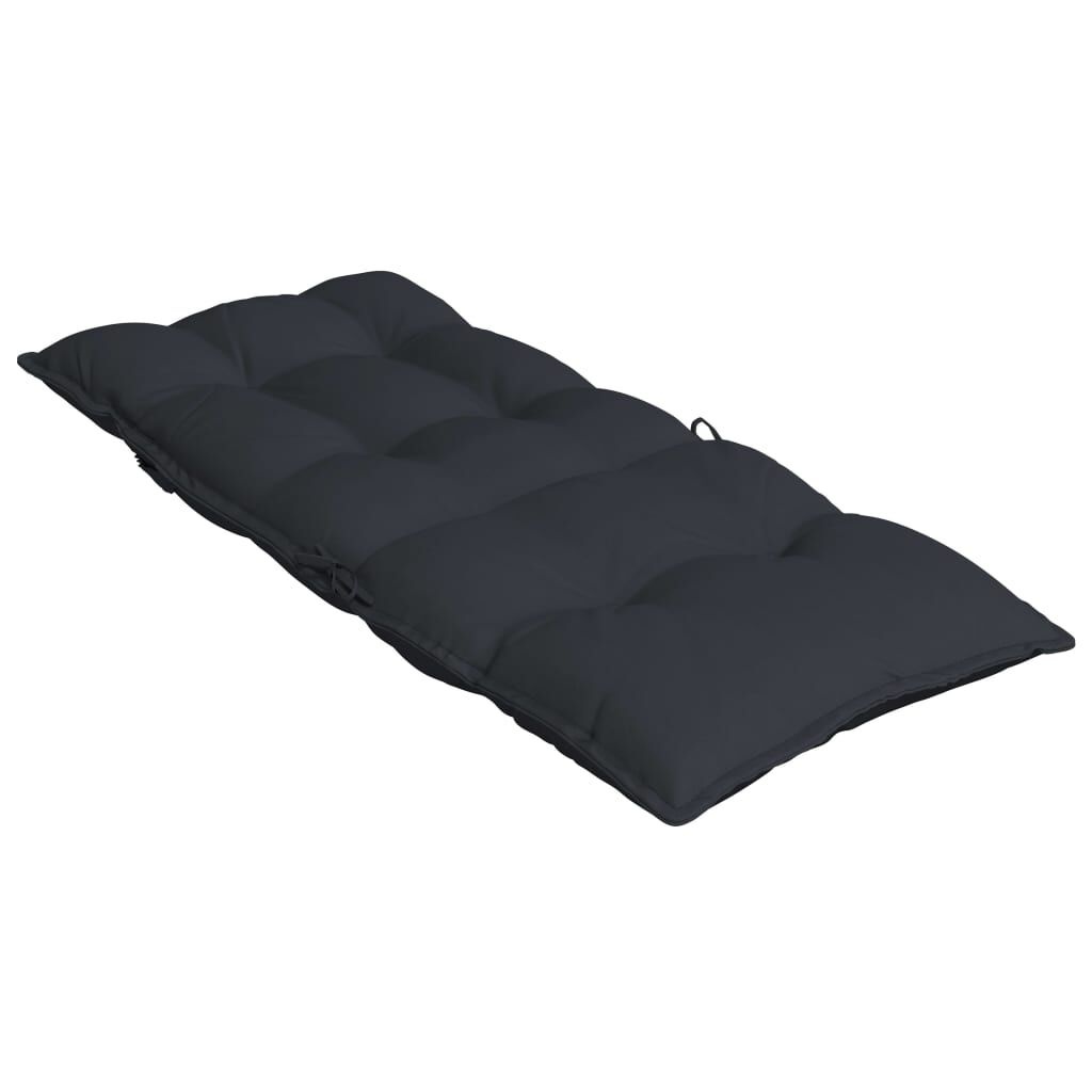 vidaXL Stoelkussens (6 st) Hoge Rug Zwart -35%!