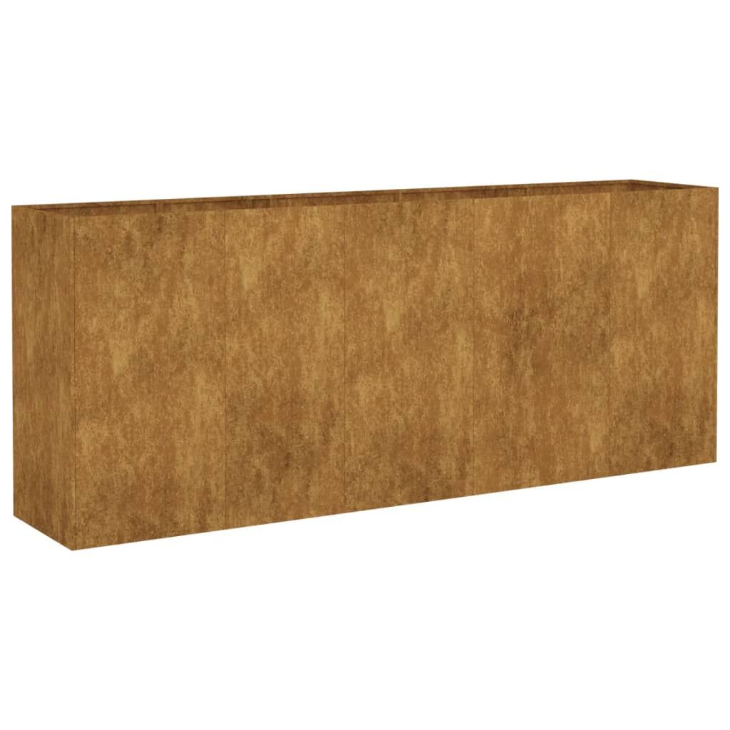VidaXL Verhoogde Plantenbak Cortenstaal 200cm - 60% Korting!
