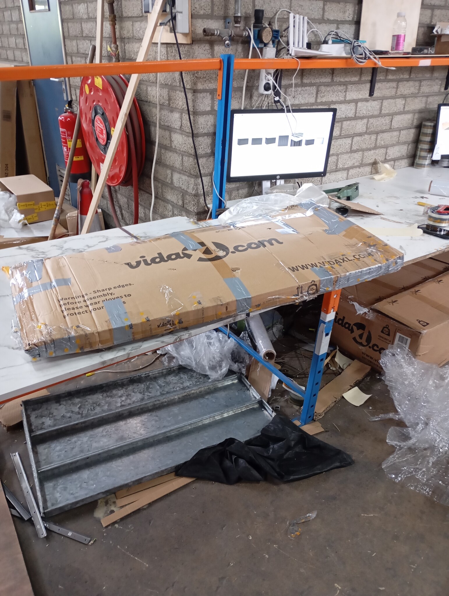 VidaXL Tuinbox Antraciet - 109cm - 60% Korting!