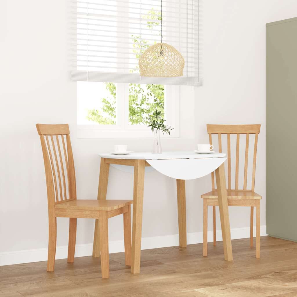vidaXL Eetkamerstoelen (2x) Hout Naturel - 35% Korting!
