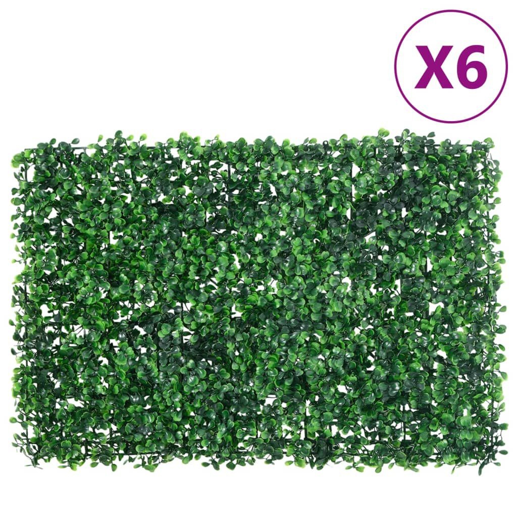 vidaXL Kunsthaag Hek 6st 40x60cm Groen - 50% Korting!