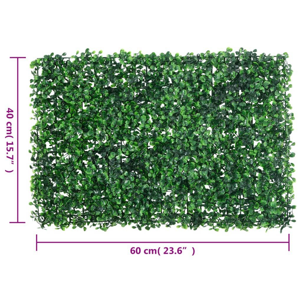 vidaXL Kunsthaag Hek 6st 40x60cm Groen - 50% Korting!