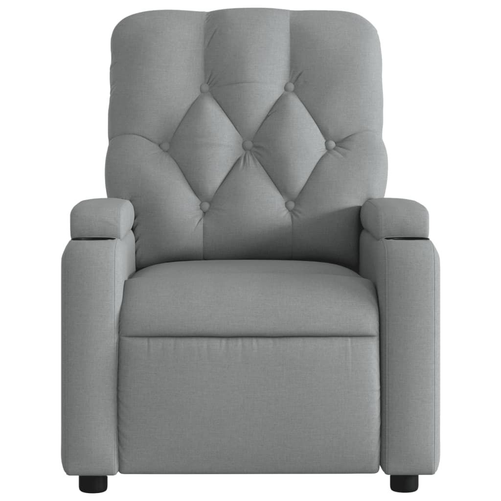 vidaXL Massagestoel Lichtgrijs - 35% Korting! Verstelbaar & Relax!