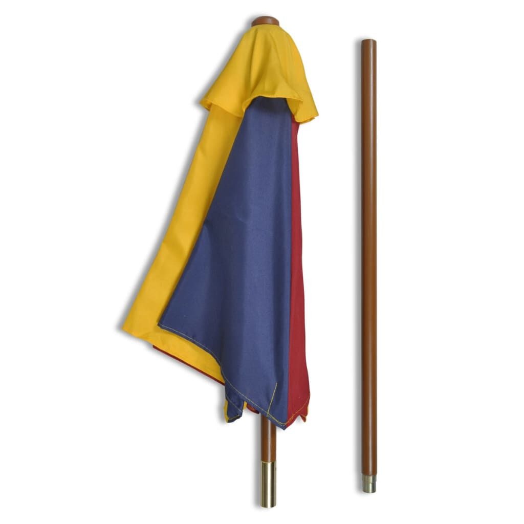 vidaXL Kinderpicknicktafel met Parasol - 60% Korting!