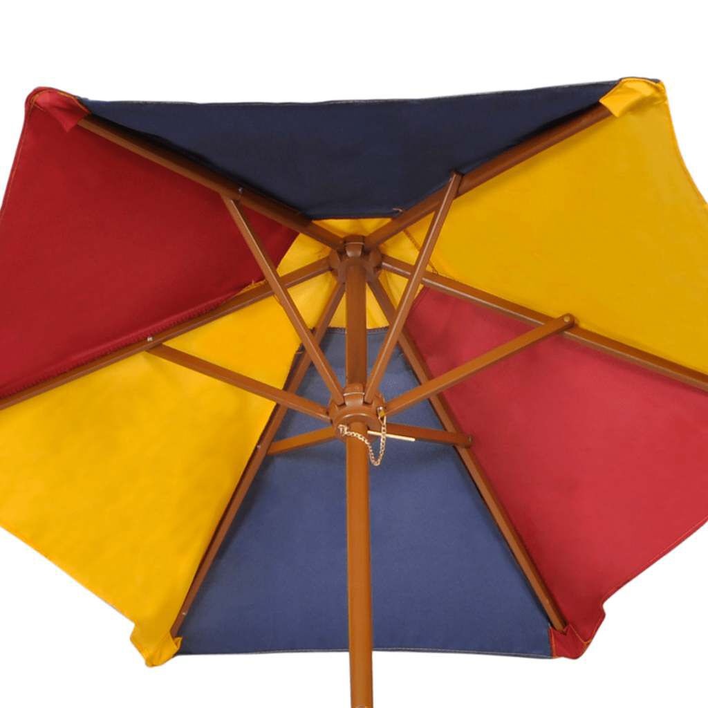 vidaXL Kinderpicknicktafel met Parasol - 60% Korting!