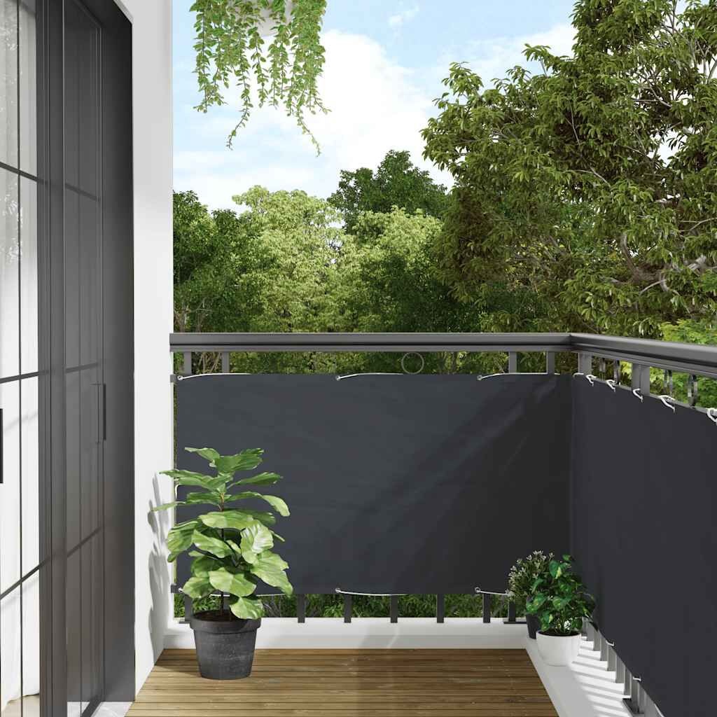 vidaXL Balkonscherm Antraciet 300x90cm - 35% Korting!