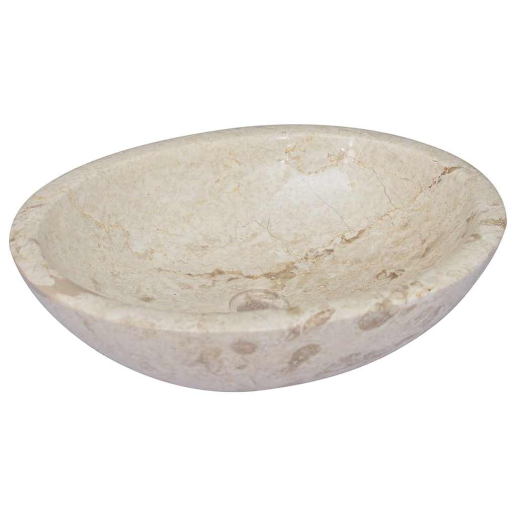 Marmeren Gootsteen Crème 53cm - 47% Korting!
