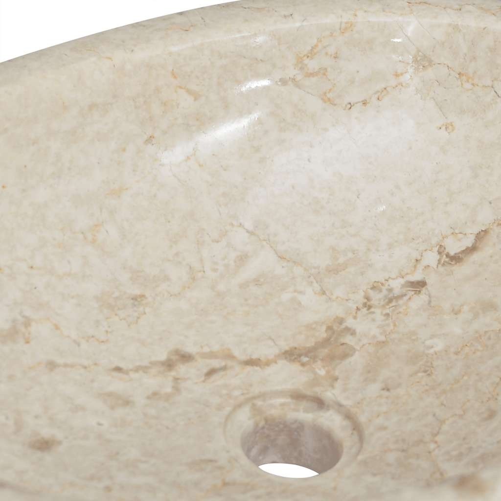 Marmeren Gootsteen Crème 53cm - 47% Korting!