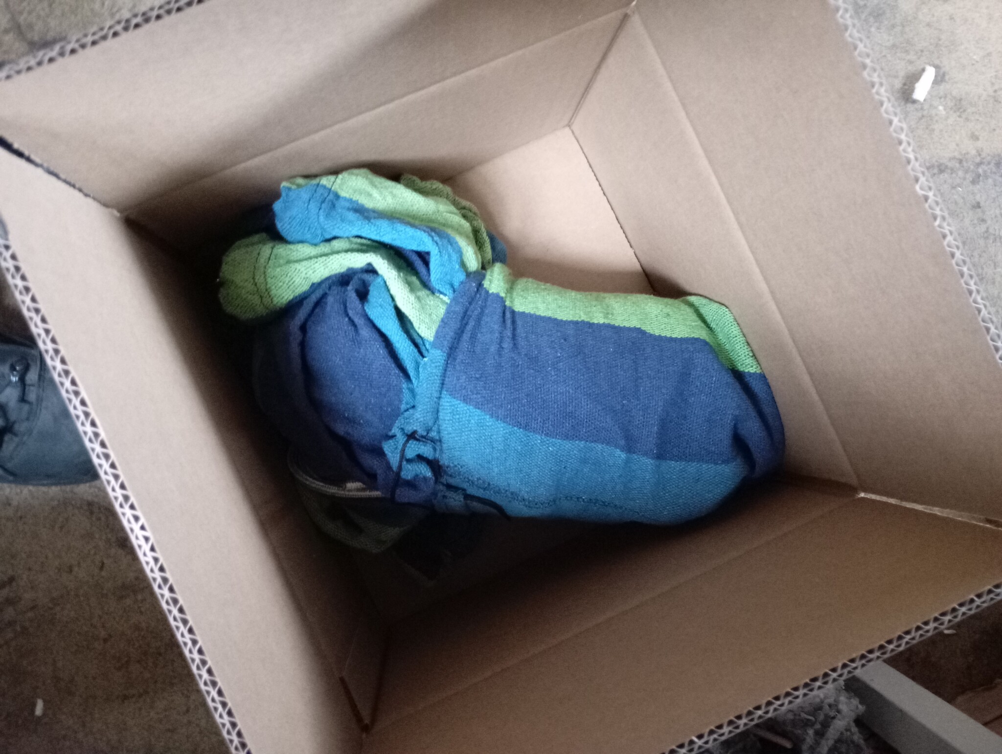 Hangmat 2-persoons XL Blauw - 45% Korting! (Nieuw)