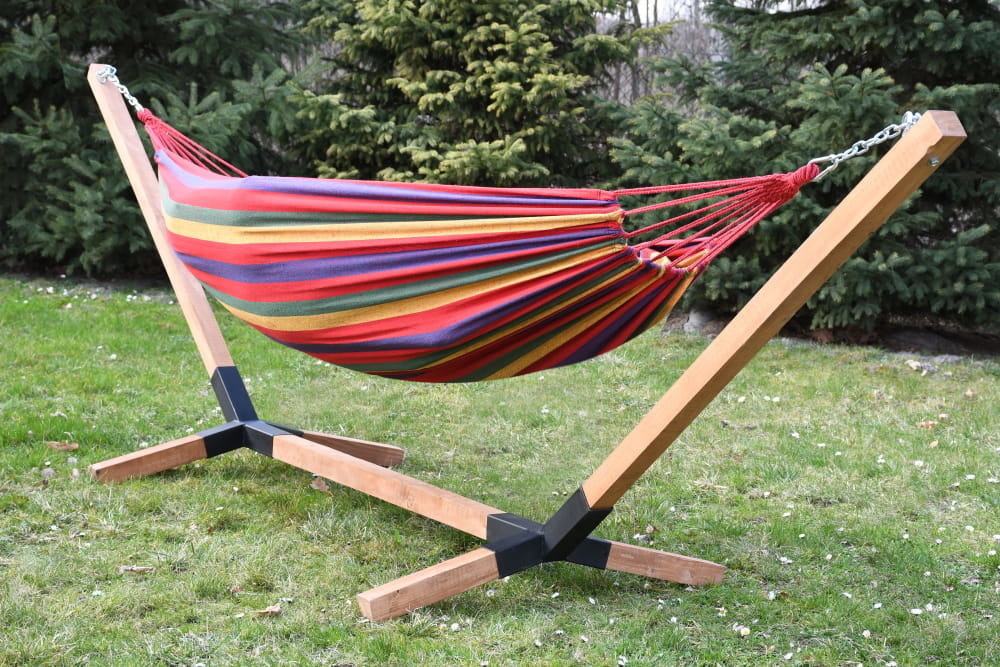 Hangmat 2-persoons XL Blauw - 45% Korting! (Nieuw)