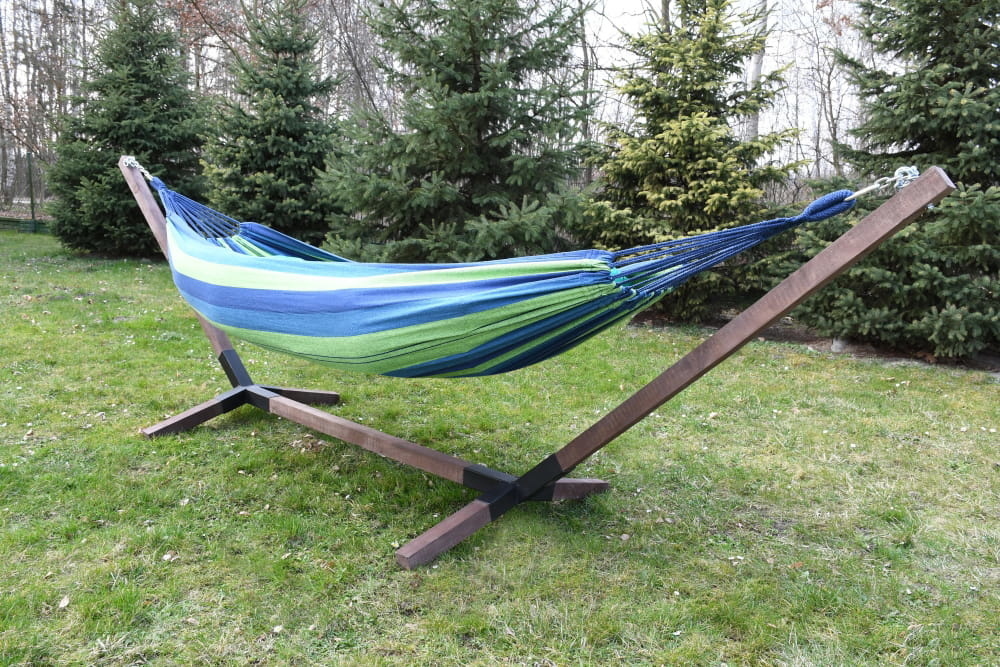 Hangmat 2-persoons XL Blauw - 45% Korting! (Nieuw)