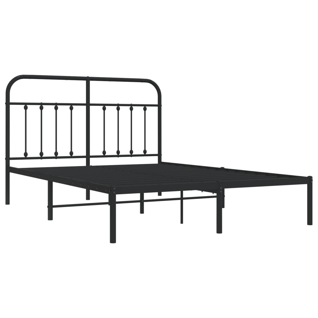 VidaXL Bedframe 140x200 Zwart - Krasjes - 50% Korting!