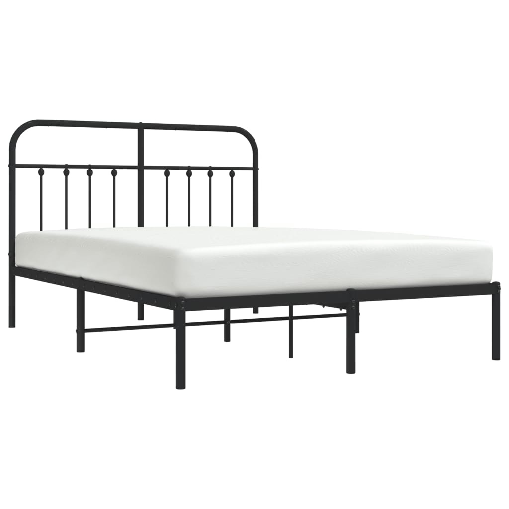 VidaXL Bedframe 140x200 Zwart - Krasjes - 50% Korting!