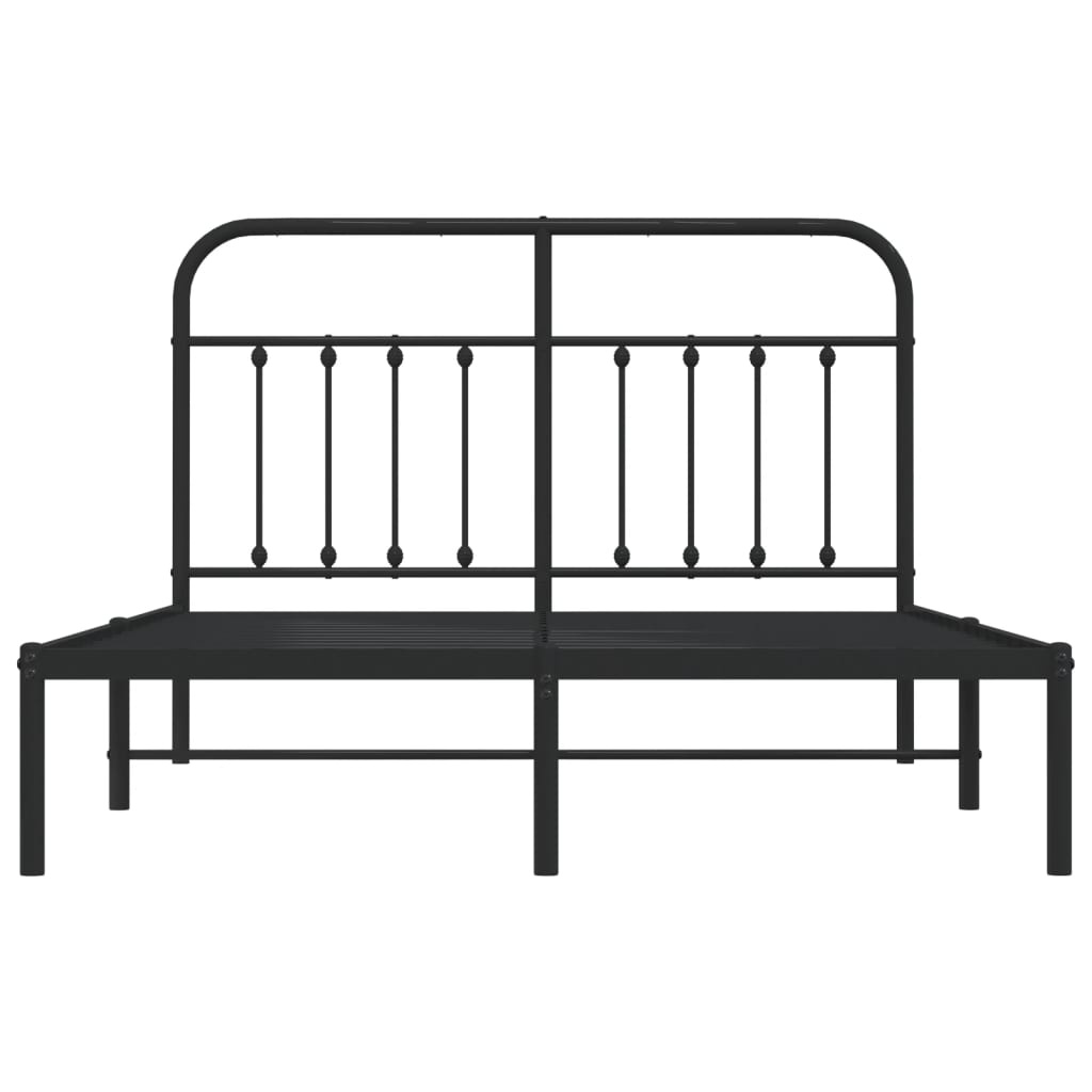 VidaXL Bedframe 140x200 Zwart - Krasjes - 50% Korting!