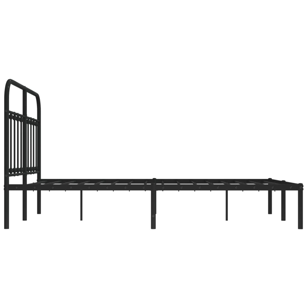 VidaXL Bedframe 140x200 Zwart - Krasjes - 50% Korting!