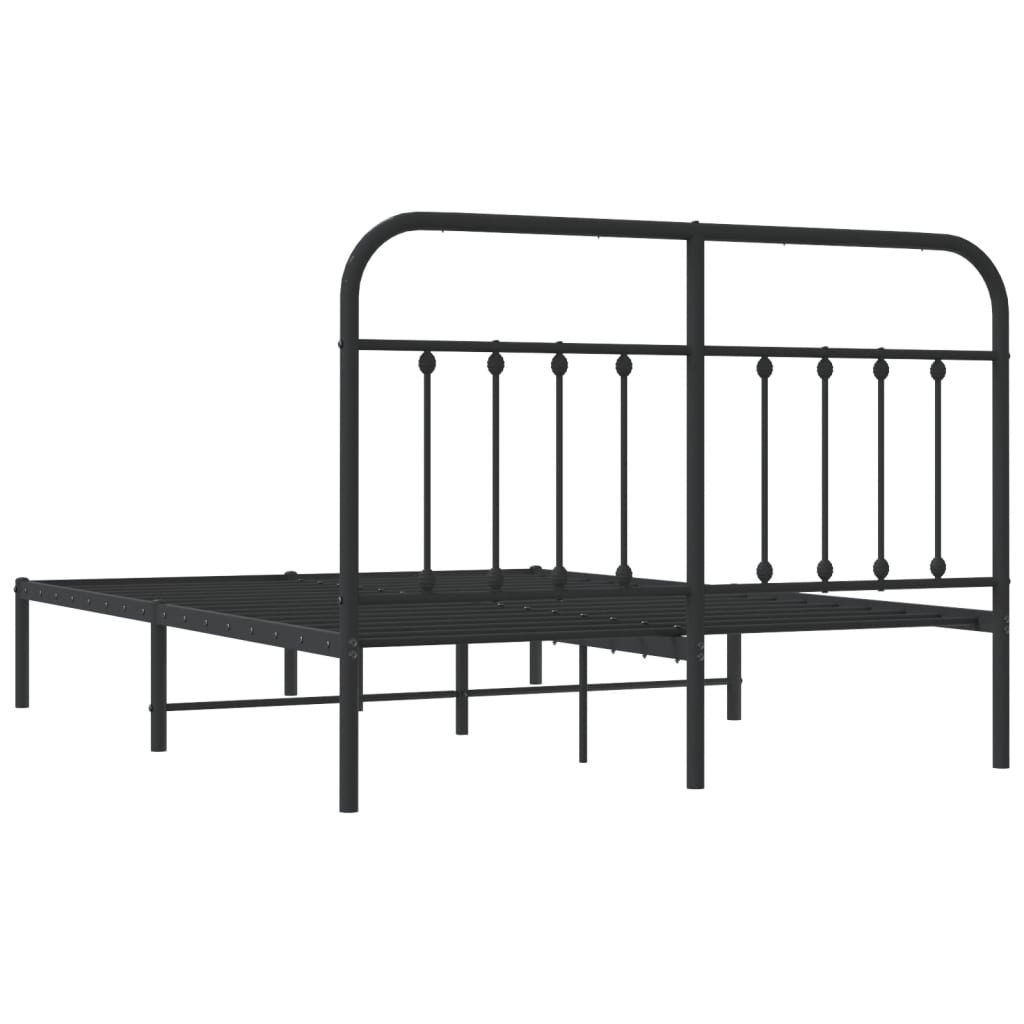 VidaXL Bedframe 140x200 Zwart - Krasjes - 50% Korting!