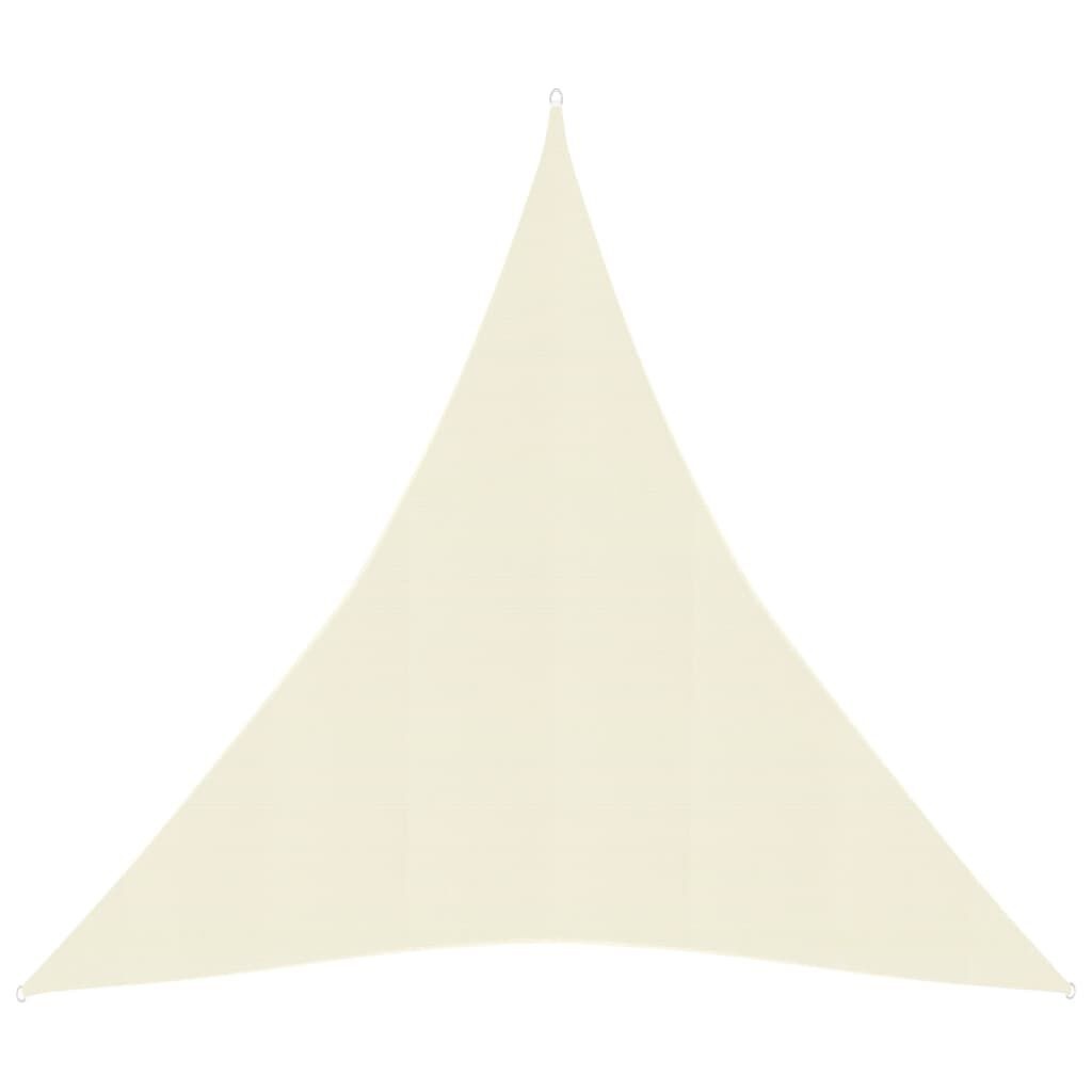 Zonnezeil Driehoek Crème 4x5x5m - 35% Korting!