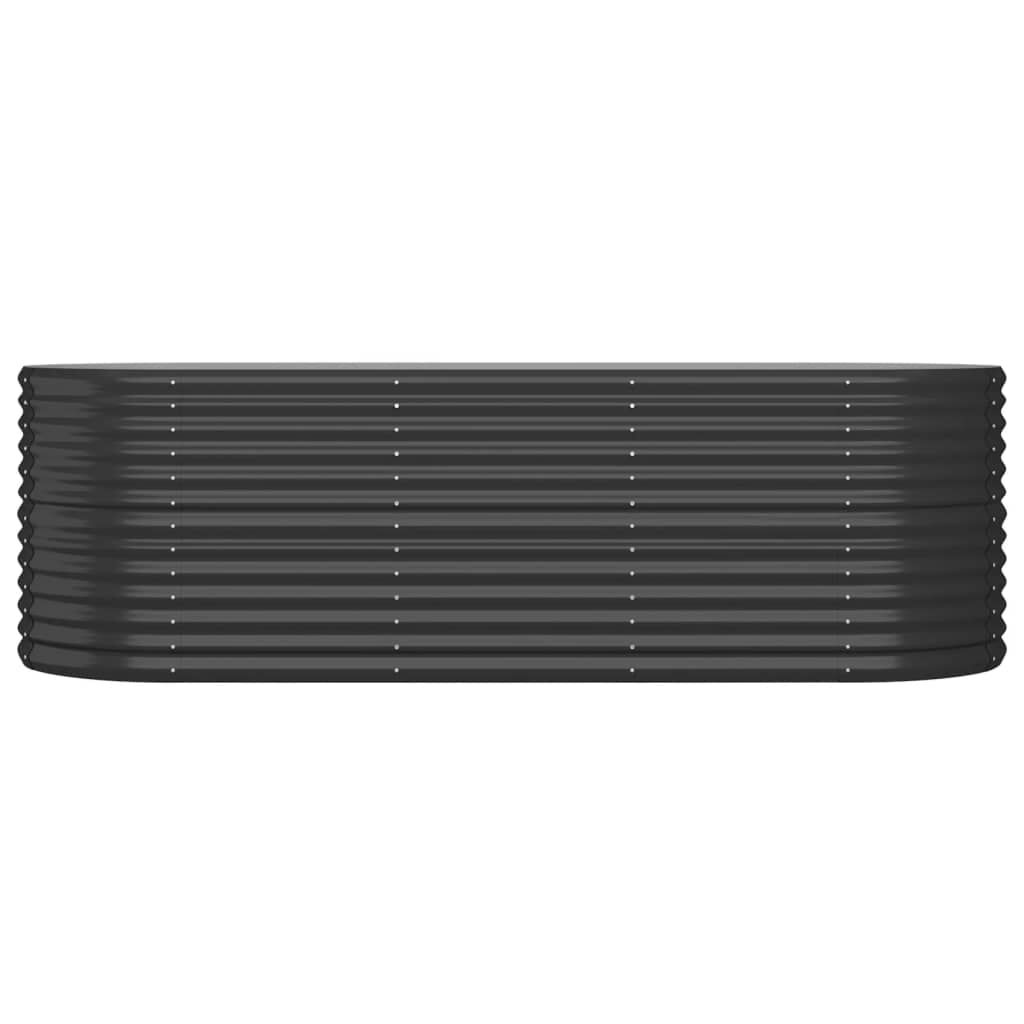 vidaXL Plantenbak Antraciet 224cm - 55% Korting! (Gebogen Plaat)