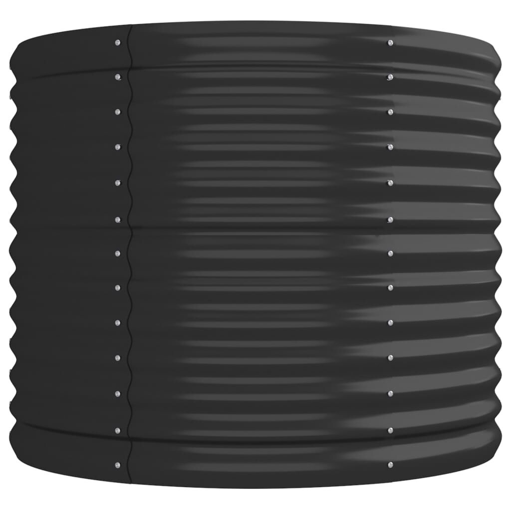 vidaXL Plantenbak Antraciet 224cm - 55% Korting! (Gebogen Plaat)