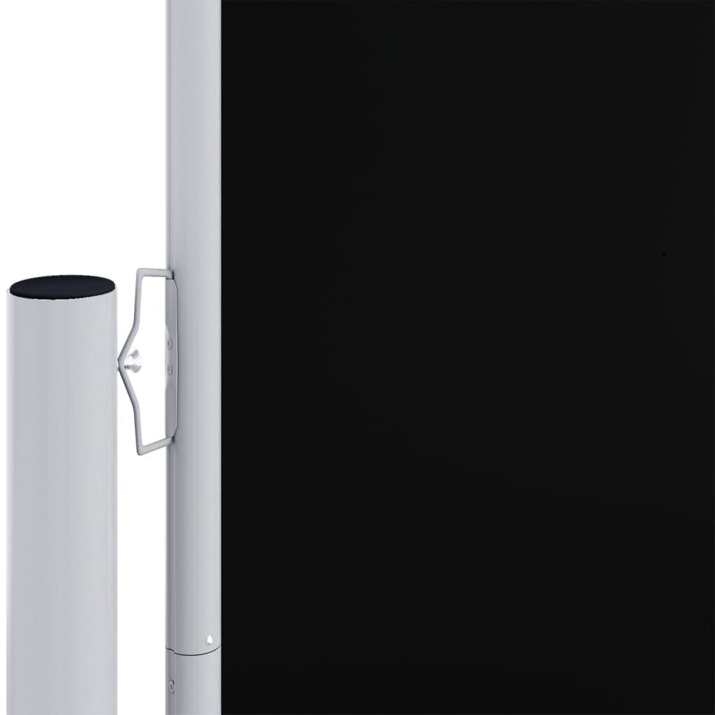 VidaXL Uittrekbaar Windscherm Zwart 220x1000cm - 35% Korting!