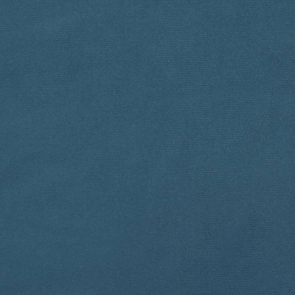 2x Donkerblauw Fluwelen Hoofdbord 100cm - 35% Korting!