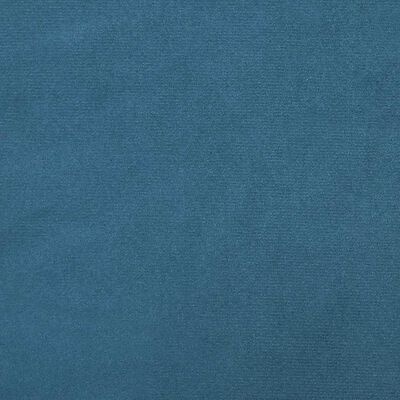 Relaxstoel Fluweel Blauw - Retourtje Deal! 35% Korting