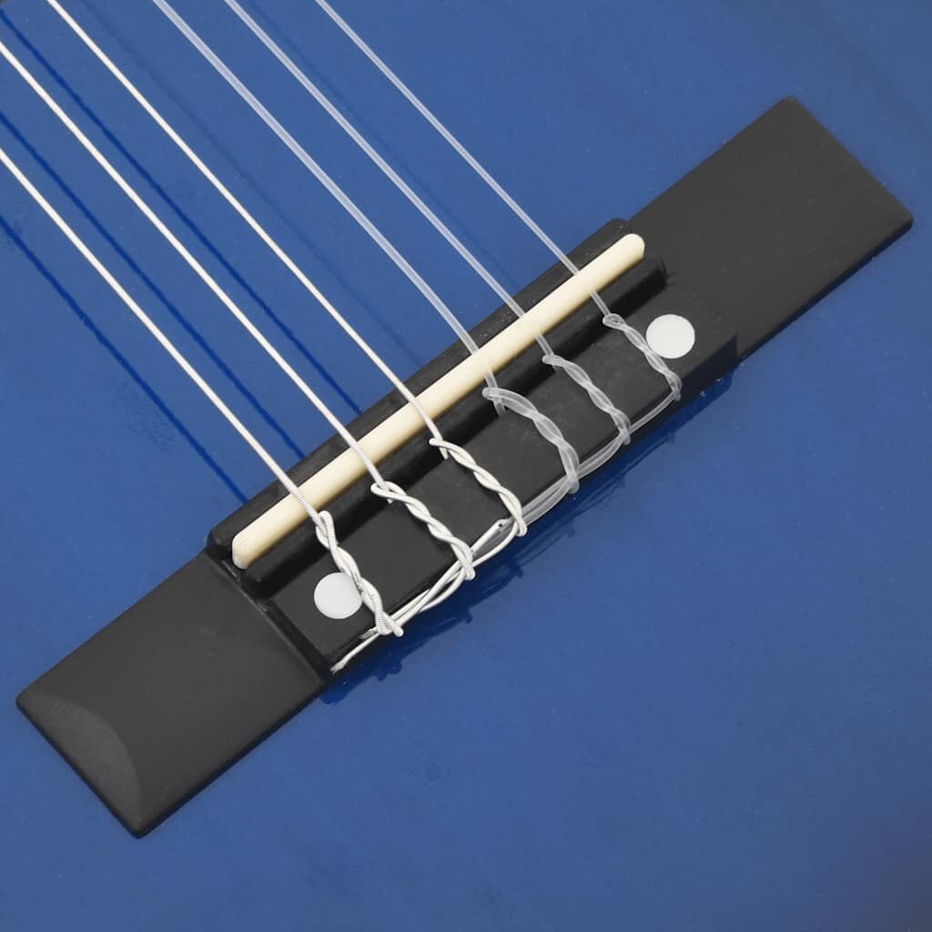 Klassieke Gitaarset Blauw 1/2 (34") - 35% Korting!