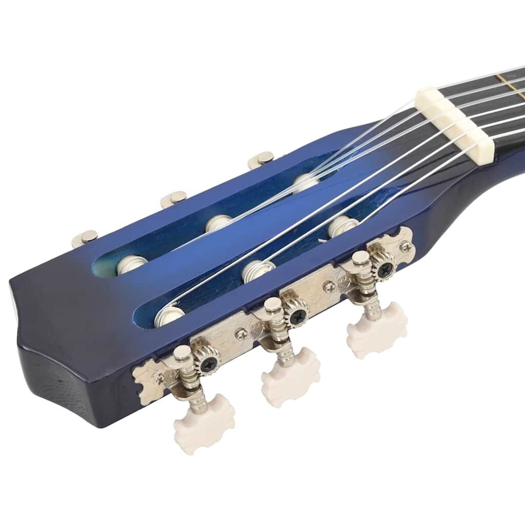 Klassieke Gitaarset Blauw 1/2 (34") - 35% Korting!