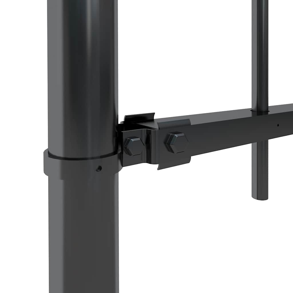 vidaXL Tuinhek Staal Zwart 1.8m -35% Korting!