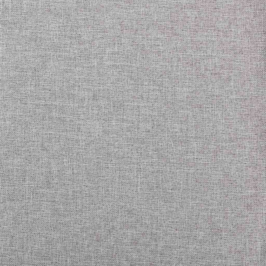 Gordijn Grijs 290x245 cm - Linnenlook, Verduisterend - 55% Korting!
