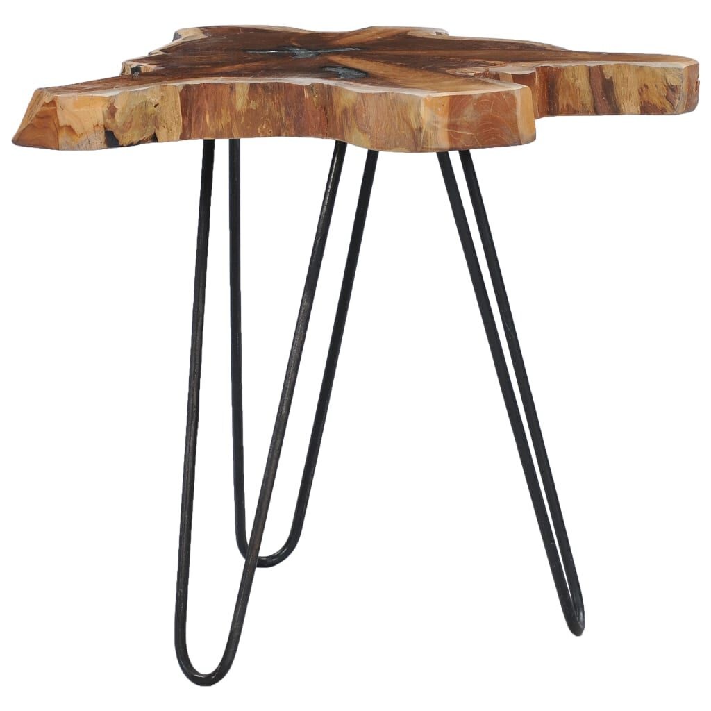 VidaXL Salontafel Teakhout/Polyresin - 70x45cm - 35% Korting!