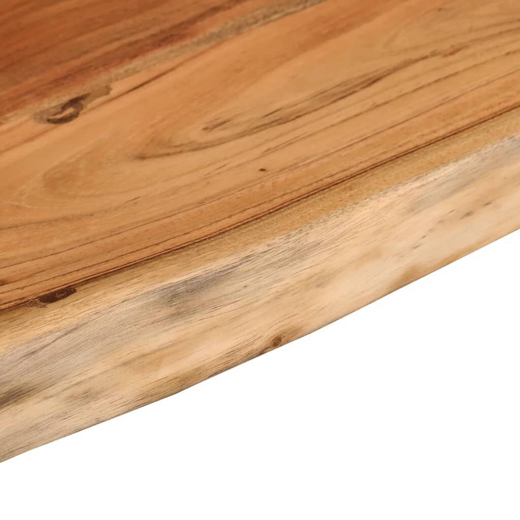 Wandschap Acaciahout 70cm - 35% Korting! (Natuurlijke Rand)