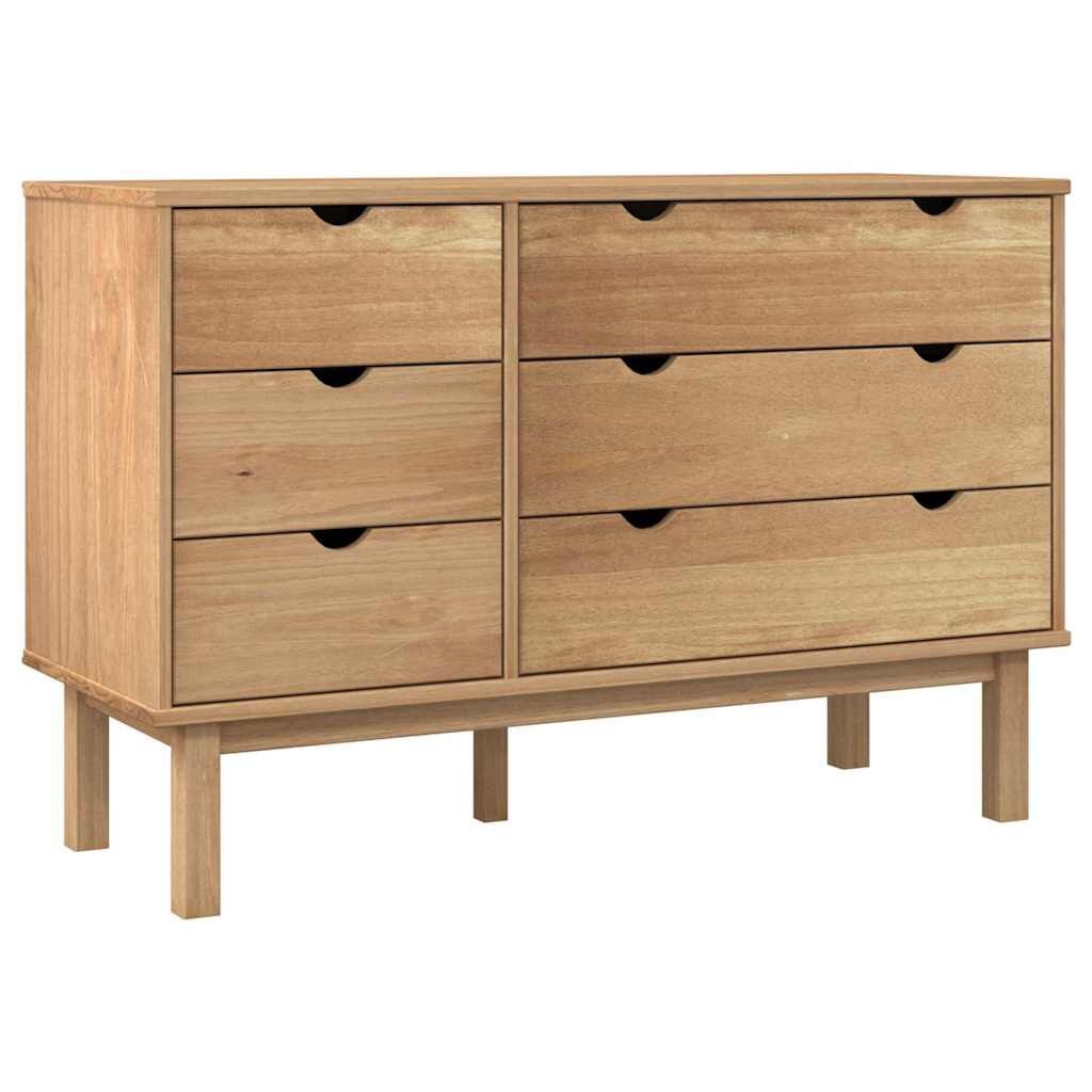 vidaXL Ladekast Grenenhout 111cm - OTTA - 35% Korting!