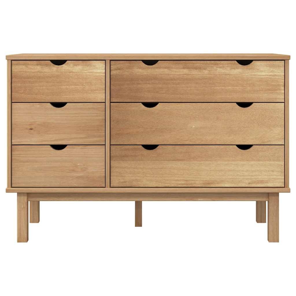 vidaXL Ladekast Grenenhout 111cm - OTTA - 35% Korting!