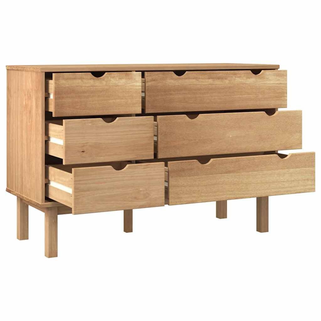 vidaXL Ladekast Grenenhout 111cm - OTTA - 35% Korting!