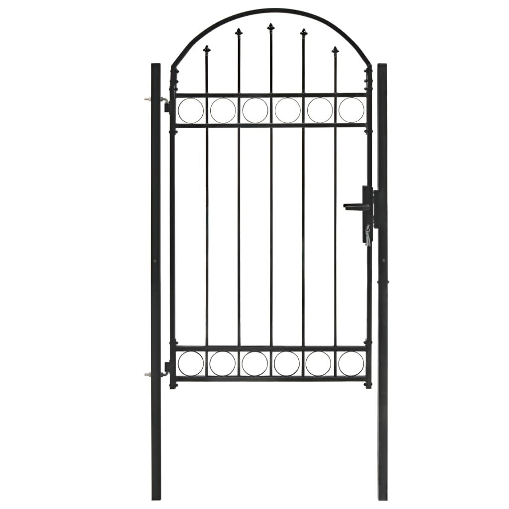 vidaXL Poort 100x175cm Zwart - 45% Korting! (Retour)