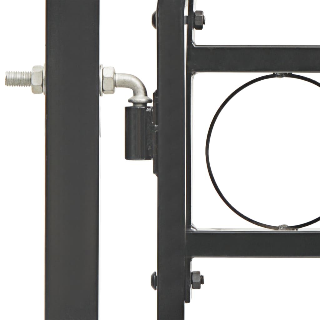 vidaXL Poort 100x175cm Zwart - 45% Korting! (Retour)